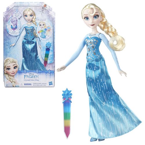 Disney Frozen Crystal Glow Elsa Doll